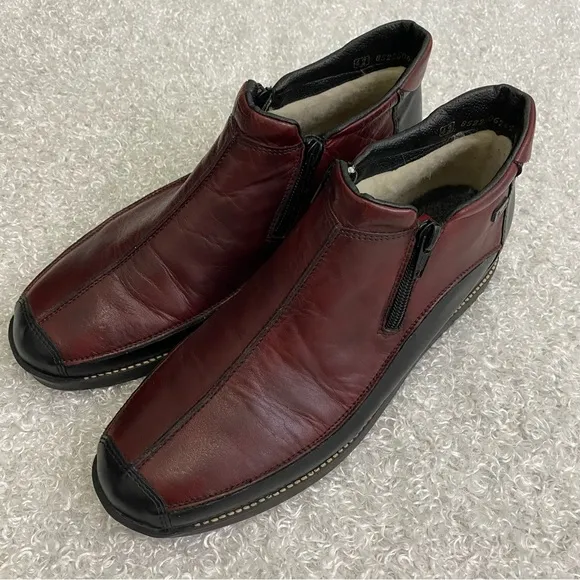 Rieker Ladies 10 Zip Chelsea Boots