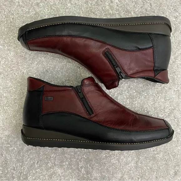 Rieker Ladies 10 Zip Chelsea Boots