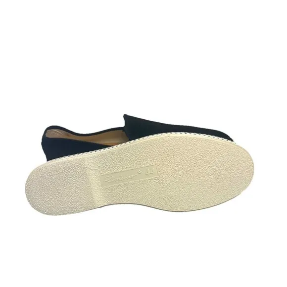Rivieras Classic Noir Shoe Mens Sz 10.5 (44) Black Loafer Slip On Luxury Leisure