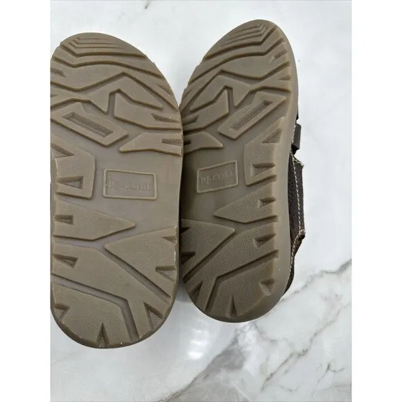 RJ Colt Sandals Mens Sz 10 Leather Brown Riverhead Open Toe Outdoors Chunky