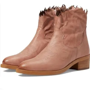 Roan by Bed Stu Diabolical Leather Boots Booties Size 8.5 Western Cowboy