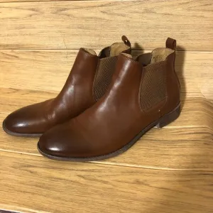 Robert Wayne men cognac brown Chelsea boots, 11.5