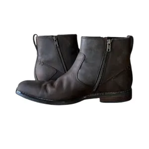 Rockport Trutech men’s boots size 10 side zip excellent condition leather brown