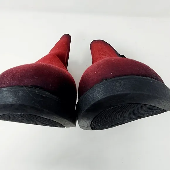 Rogue   Wolf Mood:Blood Chelsea Boots -  Water-Resistant Micro-Suede Unisex Boot