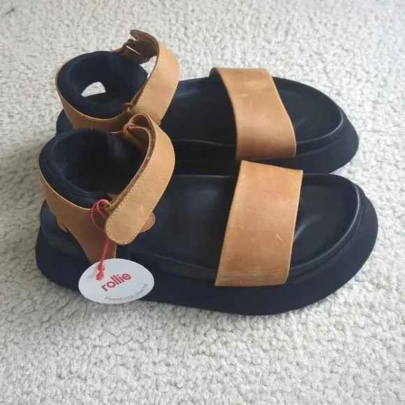 Rollie Free People Leather Sandals