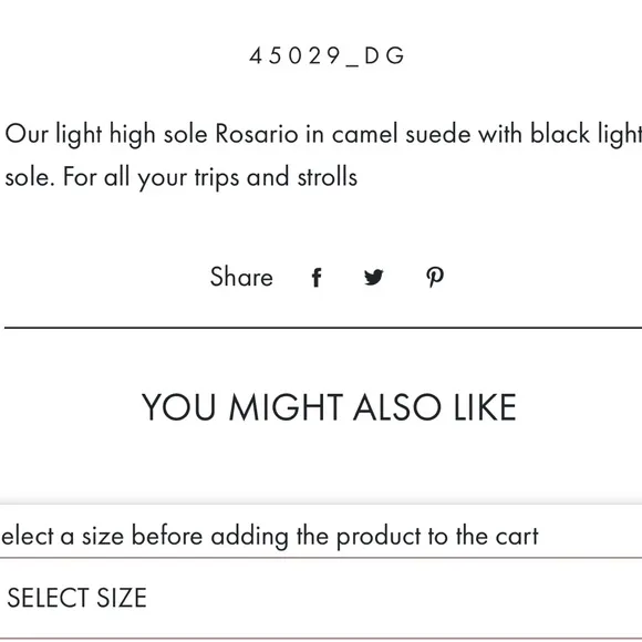 Rosario Tempo Cuoio Pretty Ballerinas 39 Suede brown ballet flats