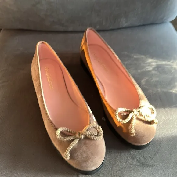 Rosario Tempo Cuoio Pretty Ballerinas 39 Suede brown ballet flats