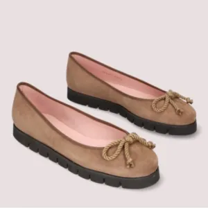 Rosario Tempo Cuoio Pretty Ballerinas 39 Suede brown ballet flats