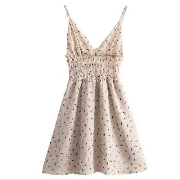 Rosie Summer Mini Dress, Lux Lined Mini In Petal Print, Fit &amp; Flare Flowy Dress