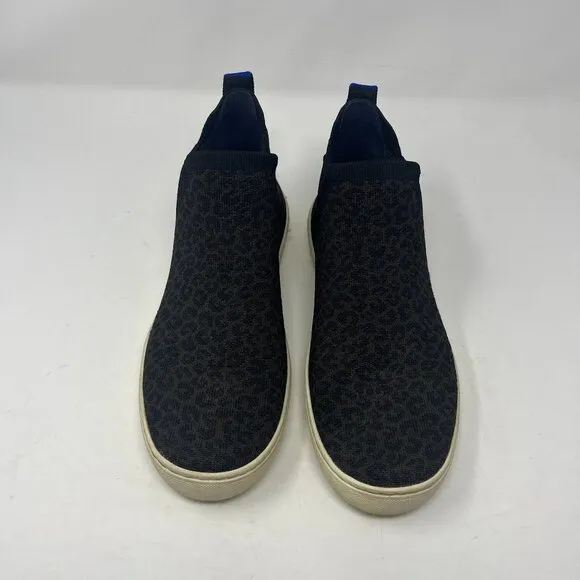 Rothy's 9 women's The Chelsea boots Espresso Spot brown animal print