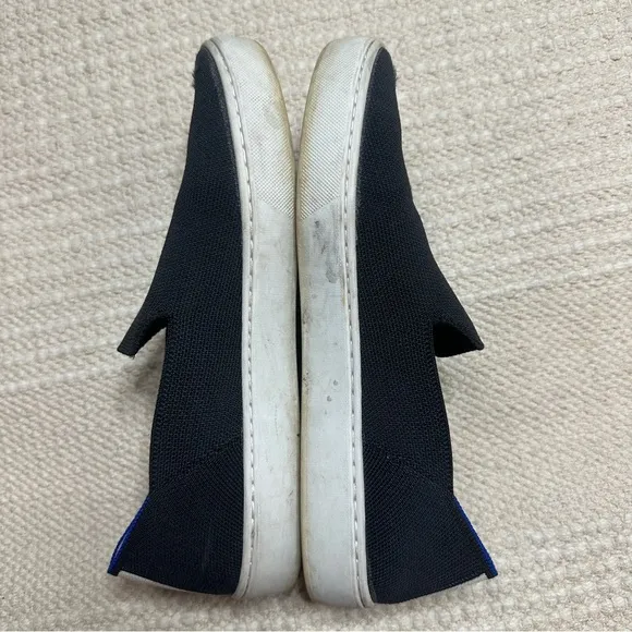 ROTHY'S black knitted slip on sneakers 9