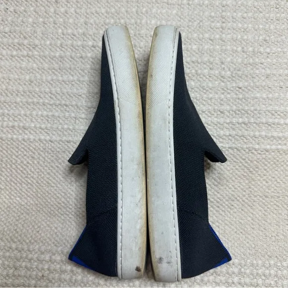 ROTHY'S black knitted slip on sneakers 9
