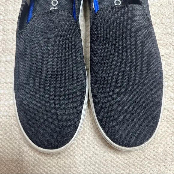 ROTHY'S black knitted slip on sneakers 9