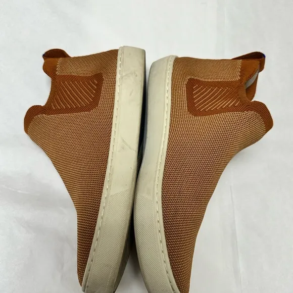 Rothy's Chelsea Ankle Boots Fawn Knit Casual Pull on