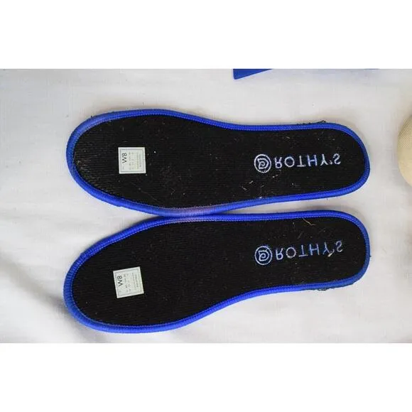 Rothy's Chelsea Boots Bootie Navy Blue Size 8 Womens Slip On