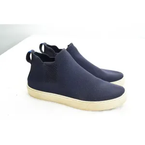 Rothy's Chelsea Boots Bootie Navy Blue Size 8 Womens Slip On