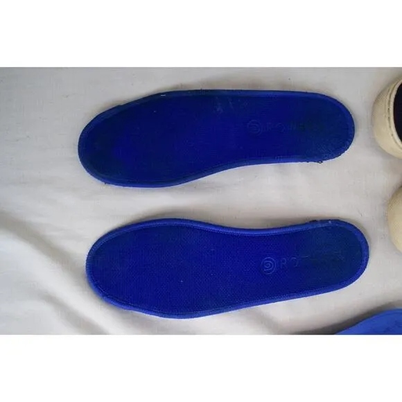 Rothy's Chelsea Boots Bootie Navy Blue Size 8 Womens Slip On
