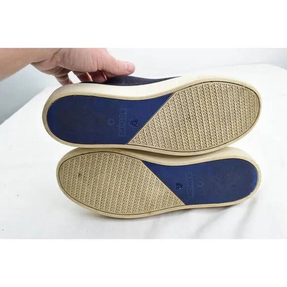 Rothy's Chelsea Boots Bootie Navy Blue Size 8 Womens Slip On