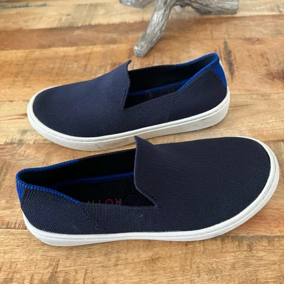 Rothy's Kids Sneakers in Navy Blue