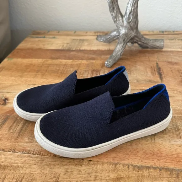 Rothy's Kids Sneakers in Navy Blue