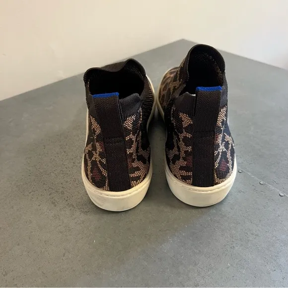 Rothy's Leopard Chelsea Boots, 9.5