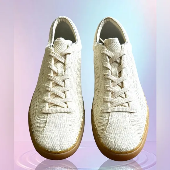 ROTHY’S Limited Edition Hemp Collection Cream and Tan Sneakers Size 10 Women