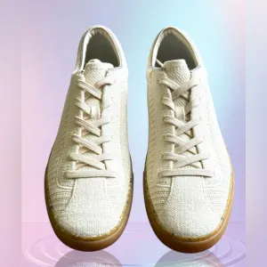 ROTHY’S Limited Edition Hemp Collection Cream and Tan Sneakers Size 10 Women