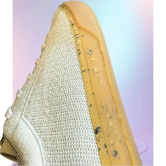 ROTHY’S Limited Edition Hemp Collection Cream and Tan Sneakers Size 10 Women