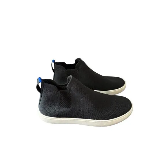 Rothy's Mens Black Knit Slip-On Sneakers Size 10