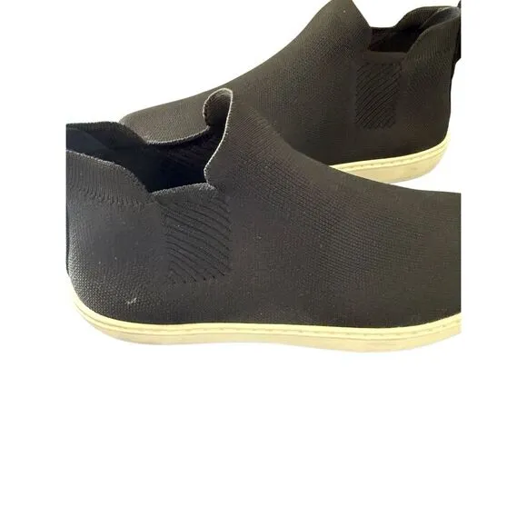 Rothy's Mens Black Knit Slip-On Sneakers Size 10