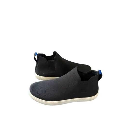 Rothy's Mens Black Knit Slip-On Sneakers Size 10