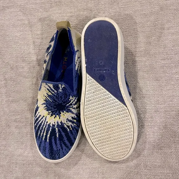 Rothy's Slip On Sneaker - Blue Burst Size 4