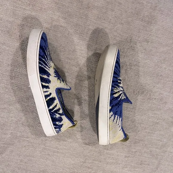 Rothy's Slip On Sneaker - Blue Burst Size 4