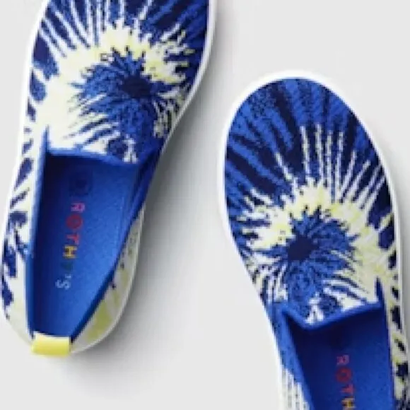 Rothy's Slip On Sneaker - Blue Burst Size 4