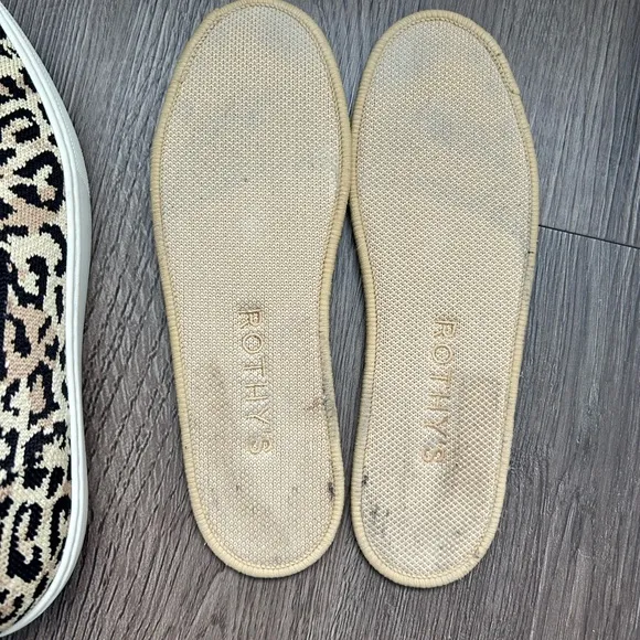 Rothy’s Slip-On Sneaker – Desert Cat Animal Print, Size 6.5