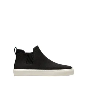 Rothy's The Chelsea Black Hi Top‎ Sneaker Sporty Pull On Shoes 7