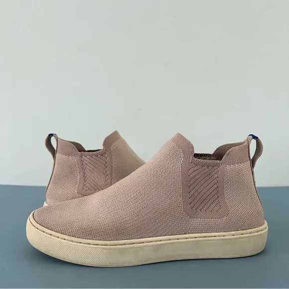 Rothy’s The Chelsea Lilac Sand Washable Knit Retired Boots
