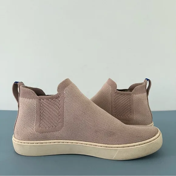 Rothy’s The Chelsea Lilac Sand Washable Knit Retired Boots