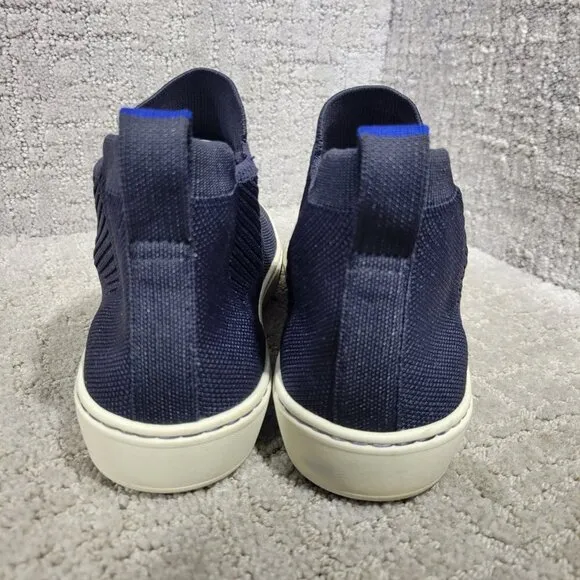 Rothys The Chelsea Women's Size 8 US Maritime Navy Fabric High Top Sneaker Boots