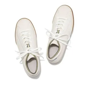 Rothy's The Lace Up Sneaker in Off-White Vanilla, Size 8