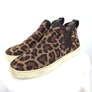 Rothy’s Wildcat Cheetah Print Chelsea Sneakers | Size 8.5 | Animal Print Chic