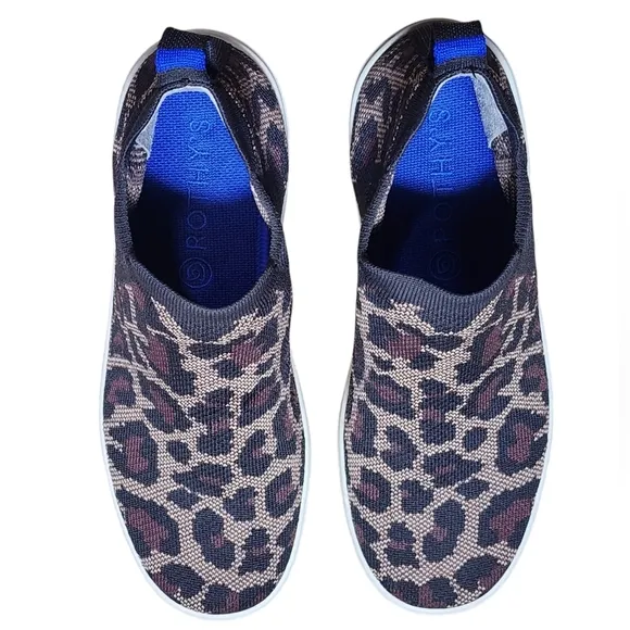 Rothy's Women The Chelsea Wildcat Size 8.5 Fabric High Top Sneaker Boots