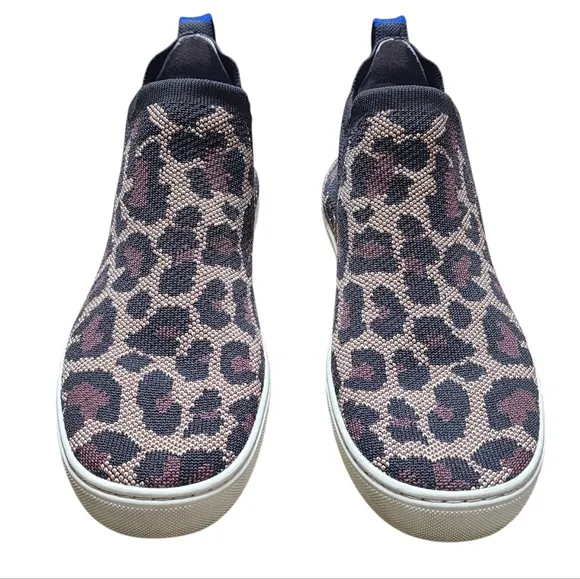 Rothy's Women The Chelsea Wildcat Size 8.5 Fabric High Top Sneaker Boots
