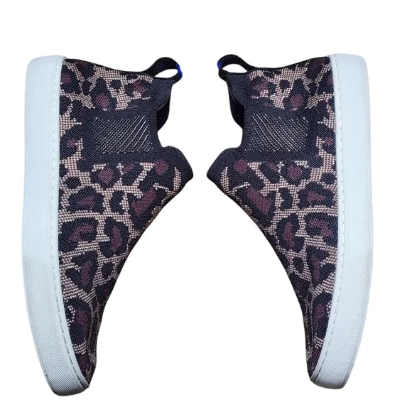 Rothy's Women The Chelsea Wildcat Size 8.5 Fabric High Top Sneaker Boots