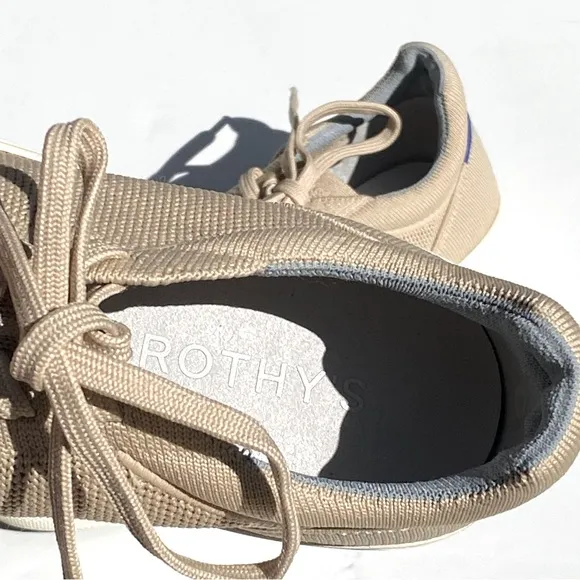 ROTHY’S Women’s RS02 Lace Up Breathable Sneaker Wheat Tan Size 9