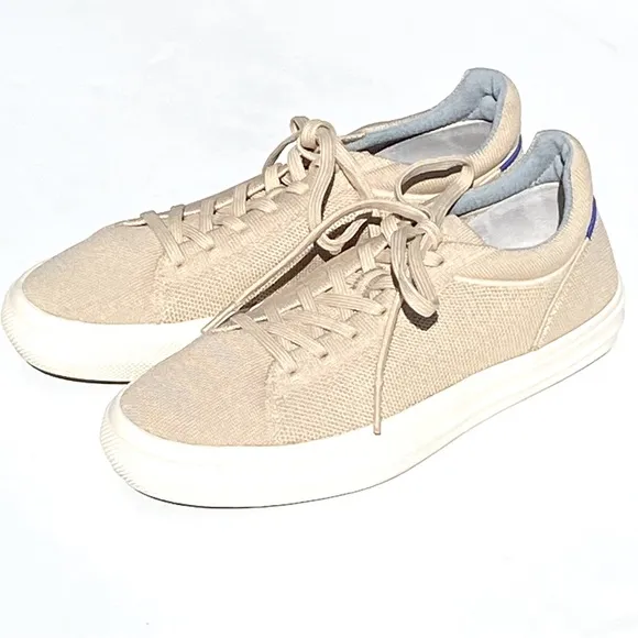 ROTHY’S Women’s RS02 Lace Up Breathable Sneaker Wheat Tan Size 9