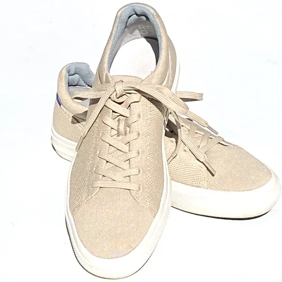 ROTHY’S Women’s RS02 Lace Up Breathable Sneaker Wheat Tan Size 9