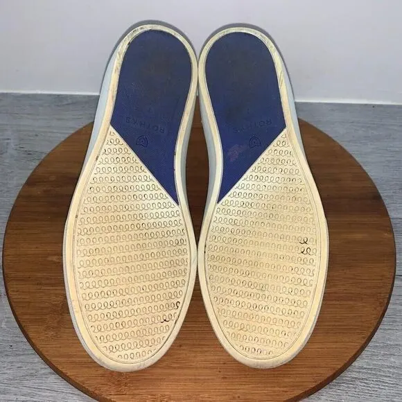 ROTHY’S Women’s Size 7 The Original Slip On Sneaker Camo Black /Grey /Blue