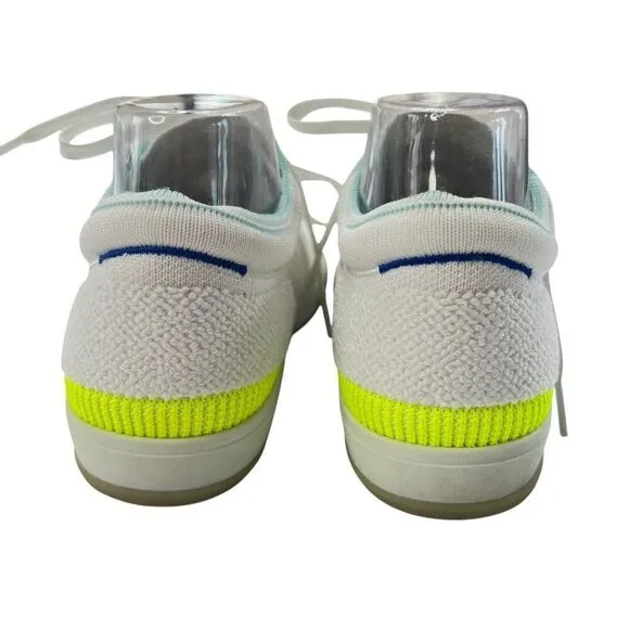Rothy's Women's The Lace Up White Terry Sneaker Size 9