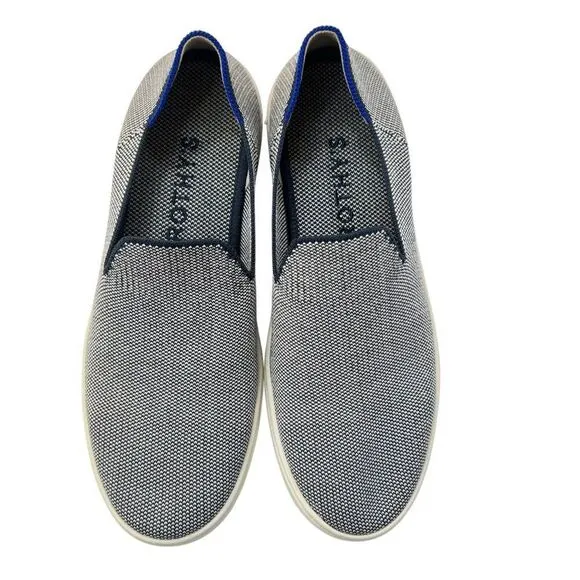 Rothys Women's Slip-On Low Top Sneakers Anchor Blue Size 9